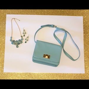 Handbag, Necklace & Earrings Set